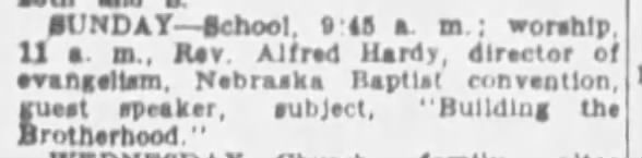 Clipping from The Lincoln Star